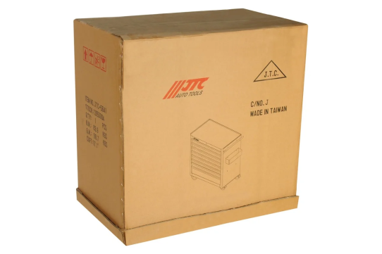 Тележка инструментальная JTC-5641, 8 ящиков, с набором инструментов 496 предметов