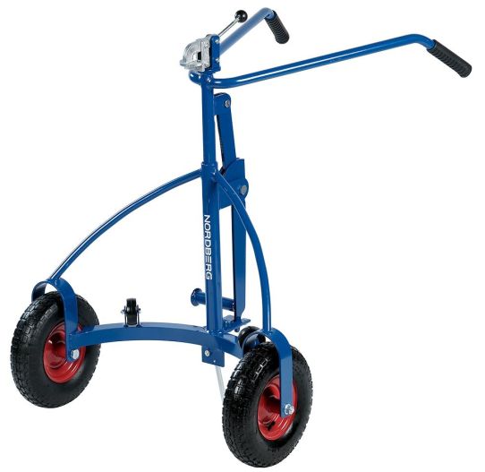 Тележка для транспортировки бочек до 300 кг ручная на 2 колесах Nordberg N31T03