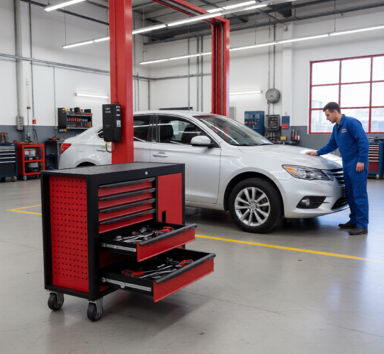 Тележка инструментальная JTC-S1067, 7 ящиков, без инструментов