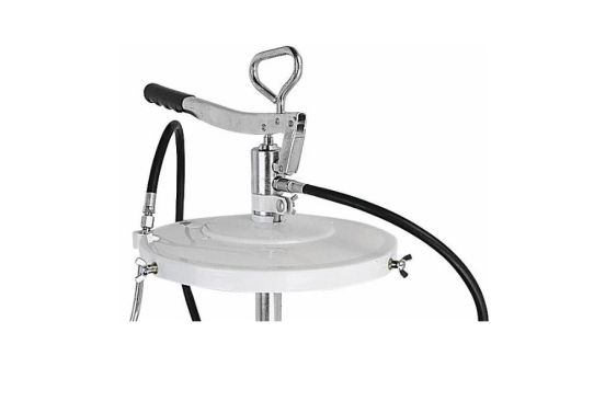 Нагнетатель смазки ручной для бочек 12-18 л, давление до 350 бар с производительностью 20 г/ход Samoa 151100