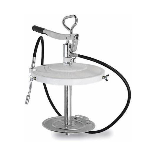 Нагнетатель смазки ручной для бочек 12-18 л, давление до 350 бар с производительностью 20 г/ход Samoa 151100