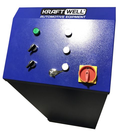 Подъемник ножничный 3т 220В для автосервиса и сход-развала KraftWell KRW3FS/220 электрогидравлический