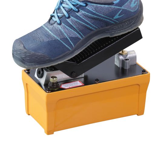 Пневмогидравлический насос ножной 1.6 л KraftWell KRWPP16