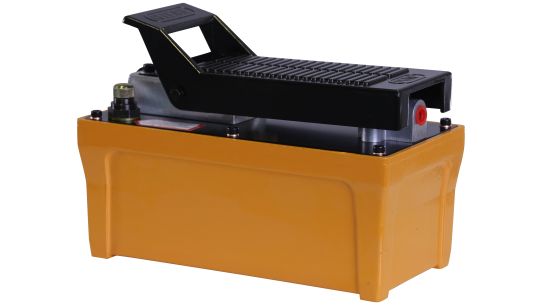 Пневмогидравлический насос ножной 1.6 л KraftWell KRWPP16