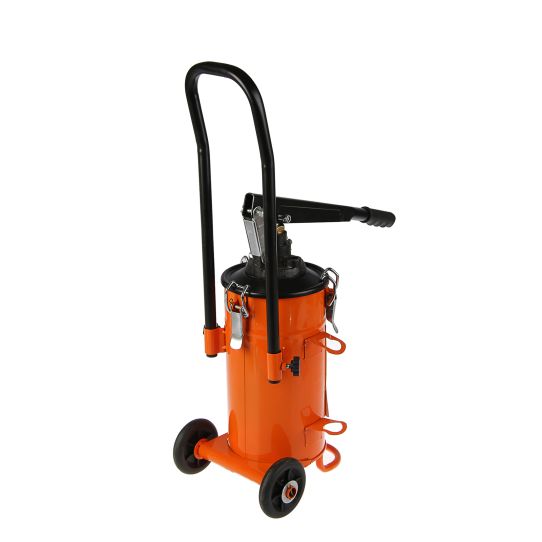 Нагнетатель смазки ручной с емкость 5 л и раздаточным шлангом 2 м, производительно 0.23 л/мин Partner PA-2095