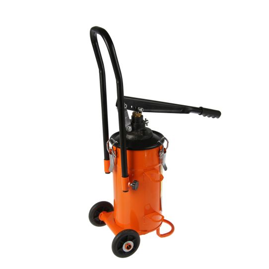 Нагнетатель смазки ручной с емкость 5 л и раздаточным шлангом 2 м, производительно 0.23 л/мин Partner PA-2095