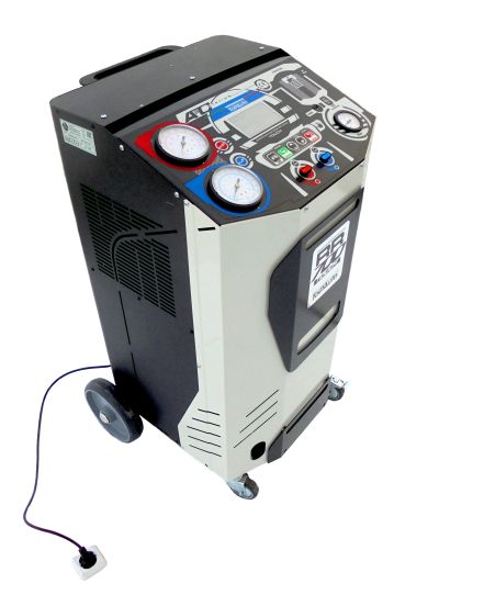 Установка автомат для заправки автомобильных кондиционеров TopAuto RR700Touch с сенсорным экраном, возможностью работы с гибридными авто
