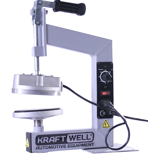 Вулканизатор механический KraftWell KRW08VL для легкового транспорта 220В с таймером