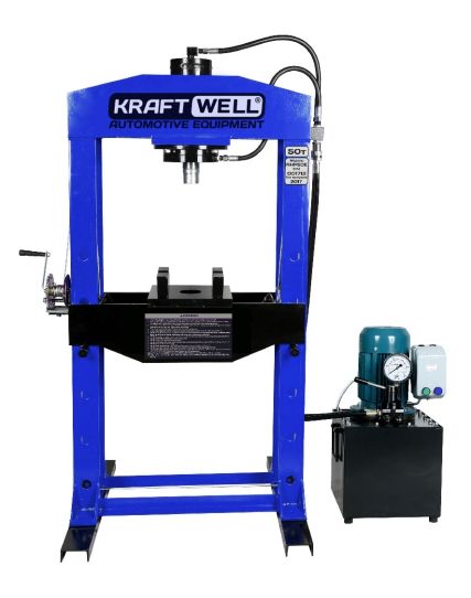 Электрогидравлический пресс для сто 50 тонн KraftWell KRWPR50E электропривод