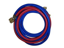 KraftWell KRW-HRB Шланги для заправки фреона (2 шт.) KraftWell KRW-HRB Шланги для заправки фреона (2 шт.)