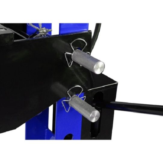 Гидравлический пресс для автомастерской 30 т KraftWell KRWPR30F ручной привод с ножной педалью