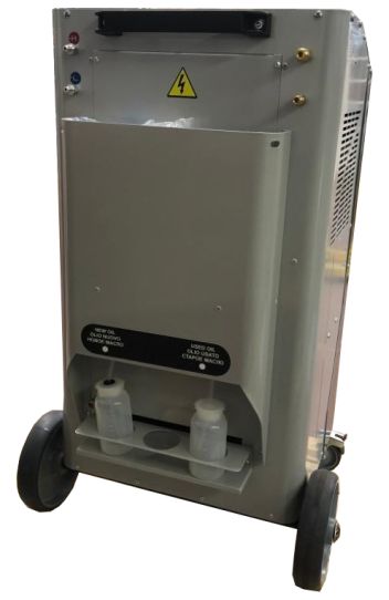 Установка автомат для заправки автомобильных кондиционеров TopAuto RR300 с дисплеем и базой данных