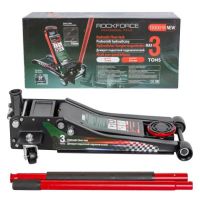 Подкатной гидравлический домкрат до 3 тонн, 75-510мм Rock Force RF-T830018NEW Подкатной гидравлический домкрат до 3 тонн, 75-510мм Rock Force RF-T830018NEW