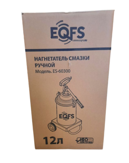 Нагнетатель смазки ручной с емкостью 13 л, давление до 400 бар, производительность до 400 г/мин EQFS ES-60300