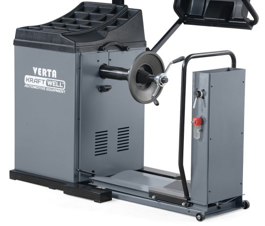 Балансировочный станок с ручным приводом для грузовых авто 10-26" KraftWell KRW244E 220В