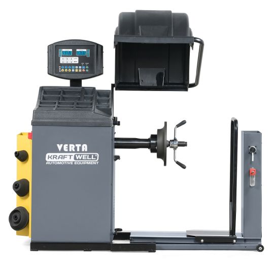 Балансировочный станок с ручным приводом для грузовых авто 10-26" KraftWell KRW244E 220В