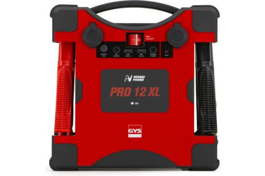 Пусковое устройство бустер 12В 1000А LiCoO2 8000мАч с цифровым дисплеем и фонариком GYS NOMAD POWER PRO12 XL 025912