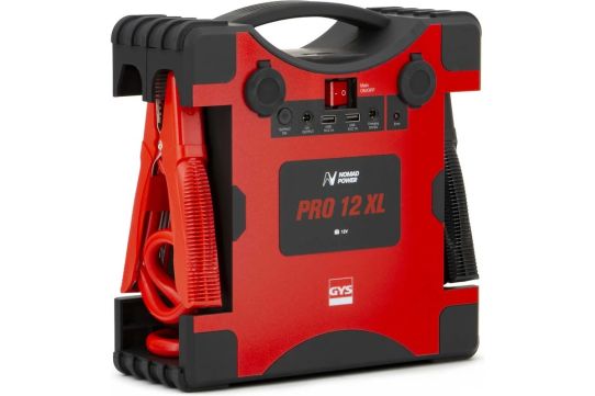 Пусковое устройство бустер 12В 1000А LiCoO2 8000мАч с цифровым дисплеем и фонариком GYS NOMAD POWER PRO12 XL 025912