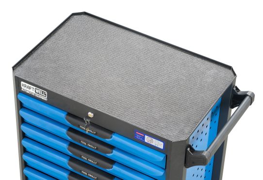 Тележка инструментальная KraftWell KRW-TTB+SET277, 7 ящиков с набором инструментов 277 предметов