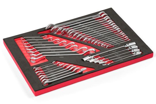 Тележка инструментальаня KraftWell KRW-TTG+SET277, 7 ящиков, с набором инструментов 277 предметов