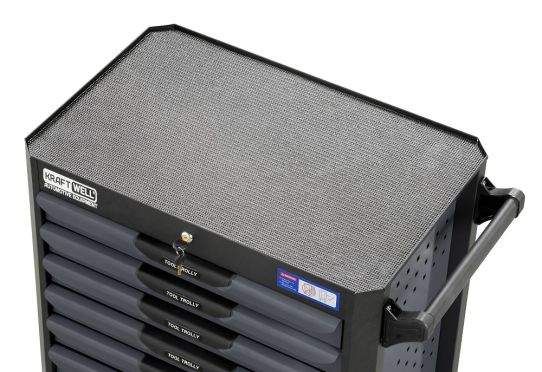 Тележка инструментальаня KraftWell KRW-TTG+SET277, 7 ящиков, с набором инструментов 277 предметов