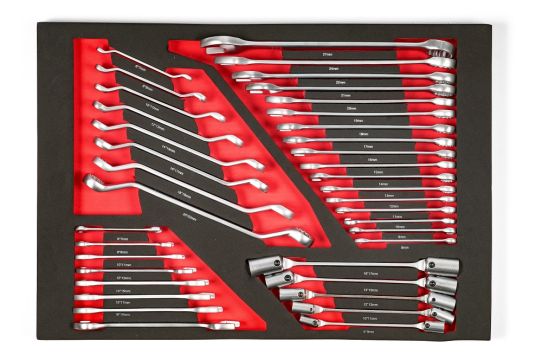 Тележка инструментальаня KraftWell KRW-TTG+SET277, 7 ящиков, с набором инструментов 277 предметов