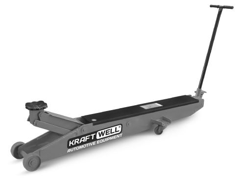 Подкатной гидравлический домкрат до 20 тонн, 200-650мм с педалью и поворотной рукоятью KraftWell KRWFJ20T