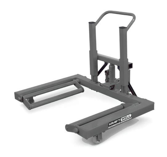 Тележка гидравлическая для транспортировки колес 500 кг, KraftWell KRW-WD5