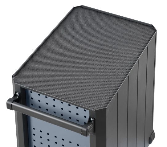 Тележка инструментальная KraftWell KRW-TTG+SET157, 5 ящиков, с набором инструментов 157 предметов