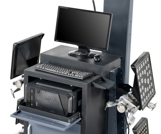 Стенд сход-развал 3D для легковых автомобилей мобильный KraftWell KRW3DWA-II