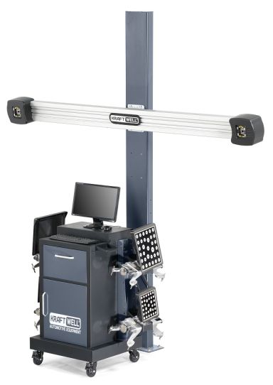 Стенд сход-развал 3D для легковых автомобилей мобильный KraftWell KRW3DWA-II
