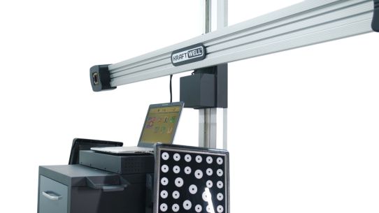 Стенд сход-развал 3D KraftWell KRW3DWA-III для легковых и легких коммерческих авто напольный