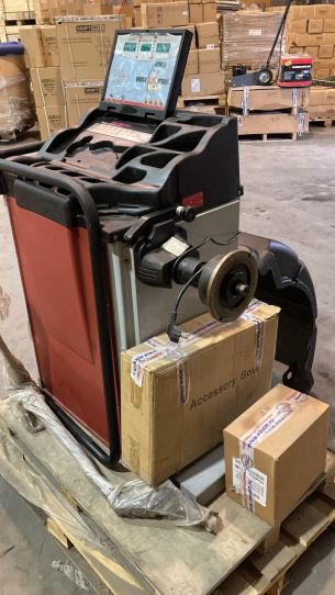 Балансировочный станок автоматический 10-24" KraftWell CB958B 220В