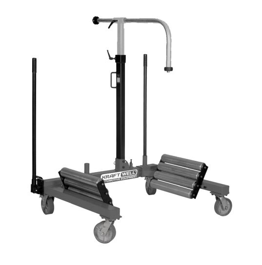 Тележка гидравлическая для транспортировки колес 1500 кг, KraftWell KRW-WD15L