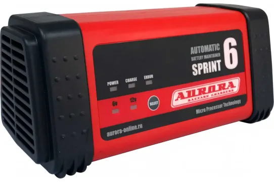 Зарядное устройство Aurora 12 и 6 В 220 В 14706