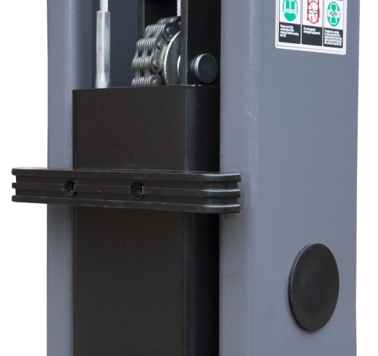 Двухстоечный подъемник KraftWell CORSO 2A/220 4т, электрогидравлический, 220В, с нижней синхронизацией, 120-1900 мм