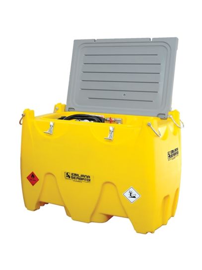 Мини АЗС для ДТ на 600л, 12в, Emiliana Serbatoi Carrytank CTK600AC12V, с автоматическим пистолетом и шлангом на 4 м