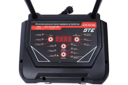 Пуско-зарядное устройство для 12В, 24В аккумуляторов с пусковым током 300A PC196 GTE