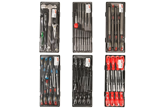 Тележка инструментальная JTC-5641, 8 ящиков, с набором инструментов 496 предметов