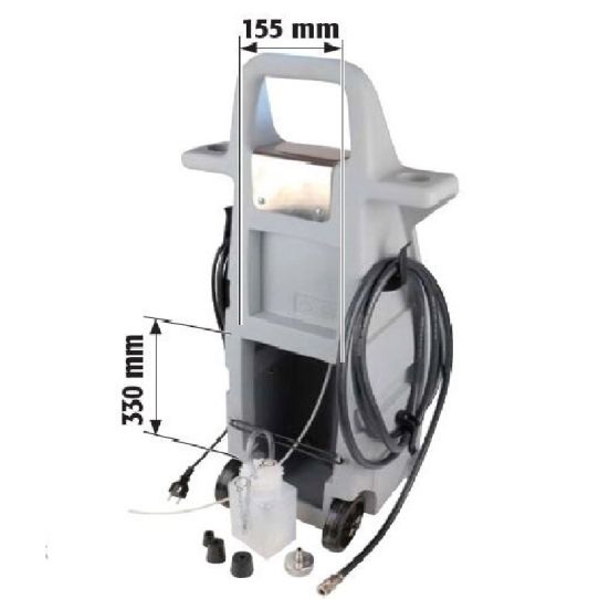 Установка для прокачки тормозной системы и сцепления Электрическая с регулятором давления и манометром Apac 1880.E