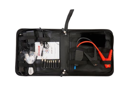 Пусковое устройство бустер для запуска легковых авто 12В, встроенный Power Bank 18000мАч, Aurora ATOM 18 EVOLUTION 20361
