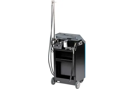 Установка электрическая для замены и промывки масла АКПП с манометром до 16 бар и дисплеем, передвижная, Nordberg CMA35S