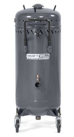 Пескоструйный аппарат напорный KraftWell KRW-SB100H 104 л мобильный для автосервиса