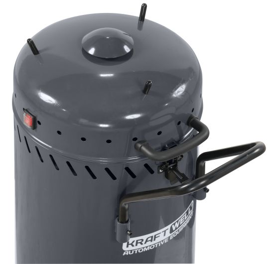 Пескоструйный аппарат напорный KraftWell KRW-SB100H 104 л мобильный для автосервиса