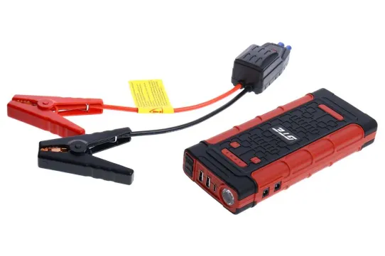 Пусковое устройство бустер 12В максимальный пусковой ток 400А с функцией Power Bank 10000мАч и фонариком, для легковых и мотоциклов GTE-P133