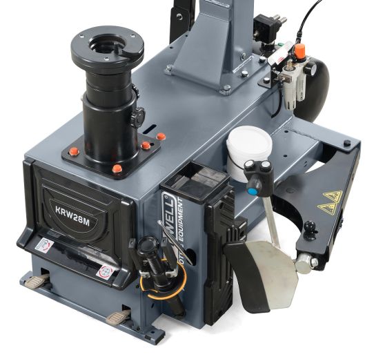 Станок шиномонтажный автоматический 380В двухскоростной KraftWell KRW28M серый