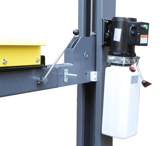 Четырехстоечный подъемник электрогидравлический 4т 380В KraftWell QUATTRO 4W4.3 с траверсой