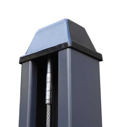 Четырехстоечный подъемник электрогидравлический 4т 380В KraftWell QUATTRO 4W4.3 с траверсой