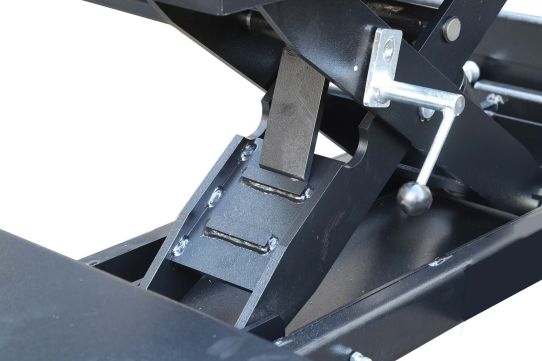 Четырехстоечный подъемник электрогидравлический 4т 380В KraftWell QUATTRO 4W4.3 с траверсой