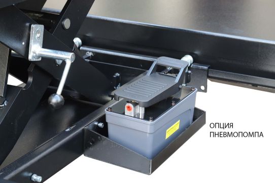 Четырехстоечный подъемник электрогидравлический 4т 380В KraftWell QUATTRO 4W4.3 с траверсой